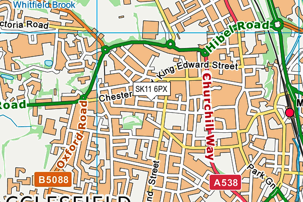 SK11 6PX map - OS VectorMap District (Ordnance Survey) SK11 6PX map - OS VectorMap District (Ordnance Survey)