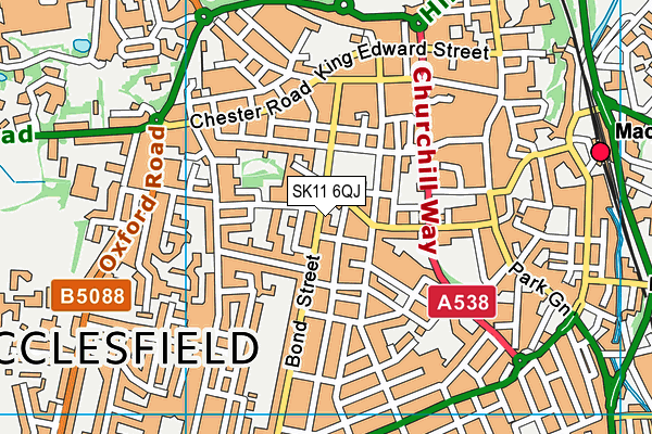 SK11 6QJ map - OS VectorMap District (Ordnance Survey) SK11 6QJ map - OS VectorMap District (Ordnance Survey)