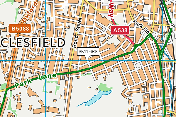 SK11 6RS map - OS VectorMap District (Ordnance Survey)