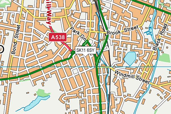 SK11 6SY map - OS VectorMap District (Ordnance Survey) SK11 6SY map - OS VectorMap District (Ordnance Survey)