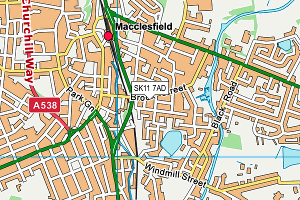 SK11 7AD map - OS VectorMap District (Ordnance Survey) SK11 7AD map - OS VectorMap District (Ordnance Survey)