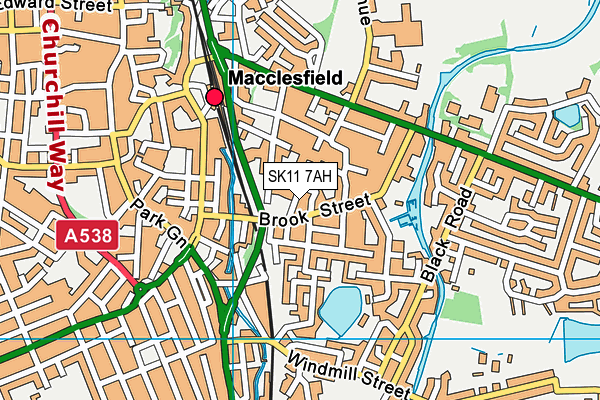 SK11 7AH map - OS VectorMap District (Ordnance Survey) SK11 7AH map - OS VectorMap District (Ordnance Survey)