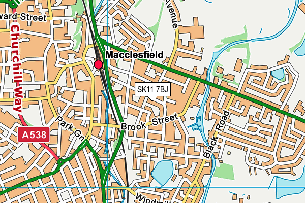SK11 7BJ map - OS VectorMap District (Ordnance Survey) SK11 7BJ map - OS VectorMap District (Ordnance Survey)