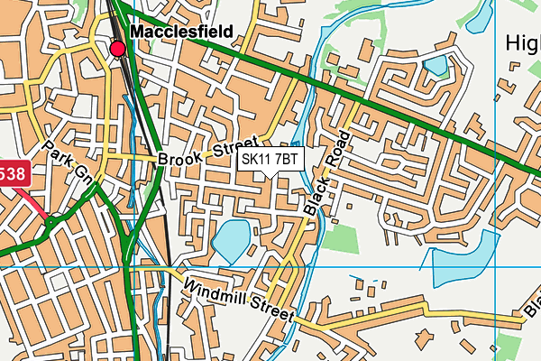 SK11 7BT map - OS VectorMap District (Ordnance Survey) SK11 7BT map - OS VectorMap District (Ordnance Survey)