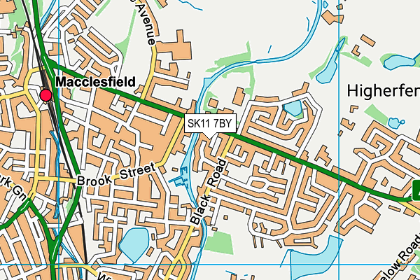 SK11 7BY map - OS VectorMap District (Ordnance Survey) SK11 7BY map - OS VectorMap District (Ordnance Survey)