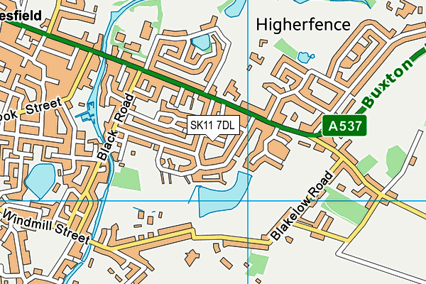 SK11 7DL map - OS VectorMap District (Ordnance Survey) SK11 7DL map - OS VectorMap District (Ordnance Survey)
