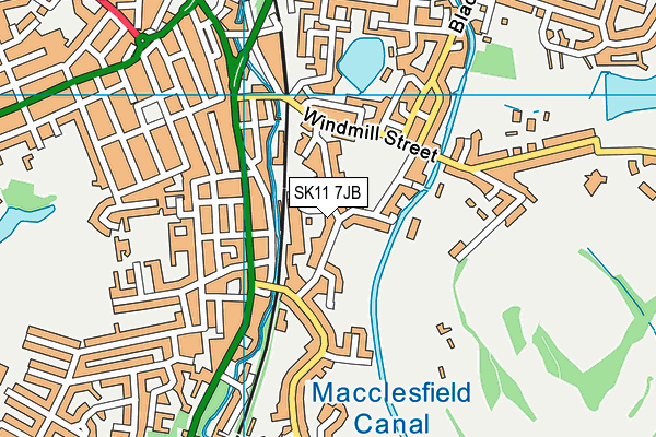 SK11 7JB map - OS VectorMap District (Ordnance Survey) SK11 7JB map - OS VectorMap District (Ordnance Survey)