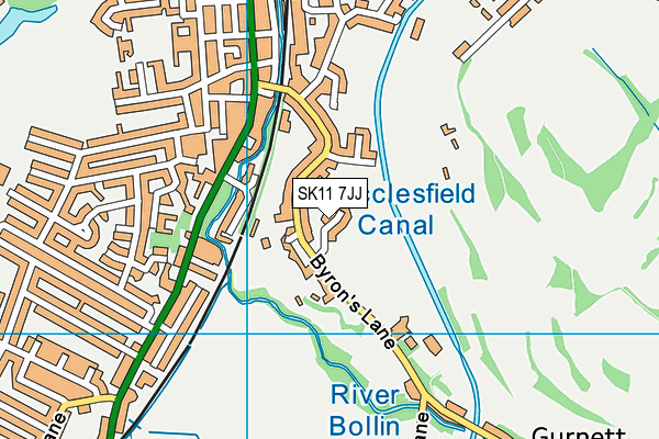 SK11 7JJ map - OS VectorMap District (Ordnance Survey) SK11 7JJ map - OS VectorMap District (Ordnance Survey)