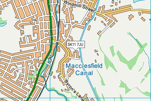 SK11 7JU map - OS VectorMap District (Ordnance Survey) SK11 7JU map - OS VectorMap District (Ordnance Survey)