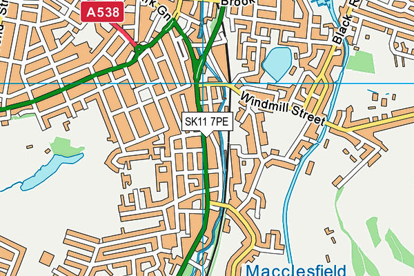 SK11 7PE map - OS VectorMap District (Ordnance Survey) SK11 7PE map - OS VectorMap District (Ordnance Survey)