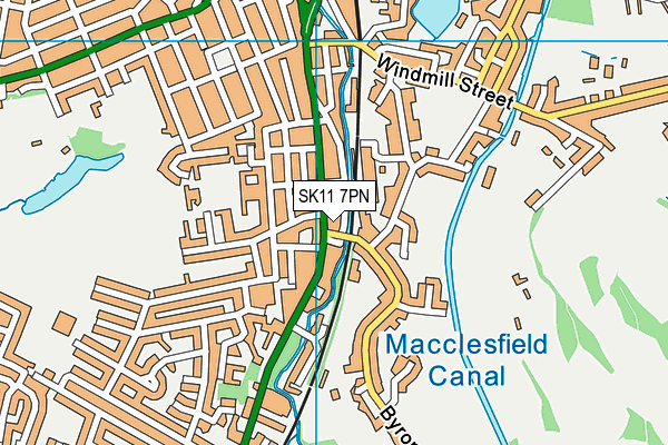 SK11 7PN map - OS VectorMap District (Ordnance Survey) SK11 7PN map - OS VectorMap District (Ordnance Survey)