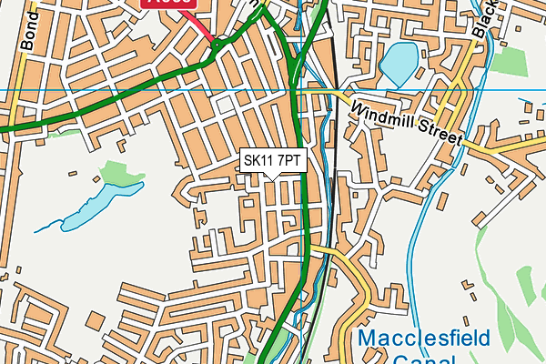 SK11 7PT map - OS VectorMap District (Ordnance Survey) SK11 7PT map - OS VectorMap District (Ordnance Survey)