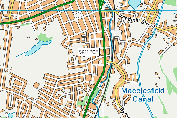 SK11 7QF map - OS VectorMap District (Ordnance Survey) SK11 7QF map - OS VectorMap District (Ordnance Survey)