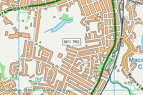 SK11 7RG map - OS VectorMap District (Ordnance Survey) SK11 7RG map - OS VectorMap District (Ordnance Survey)
