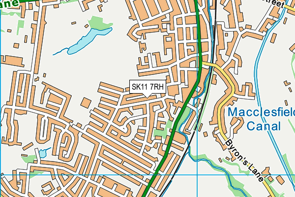 SK11 7RH map - OS VectorMap District (Ordnance Survey) SK11 7RH map - OS VectorMap District (Ordnance Survey)