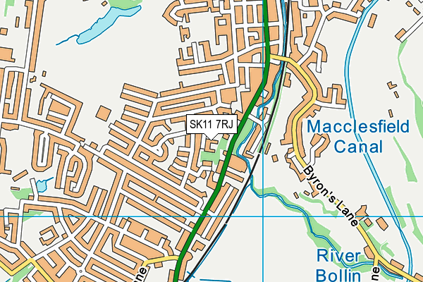 SK11 7RJ map - OS VectorMap District (Ordnance Survey) SK11 7RJ map - OS VectorMap District (Ordnance Survey)