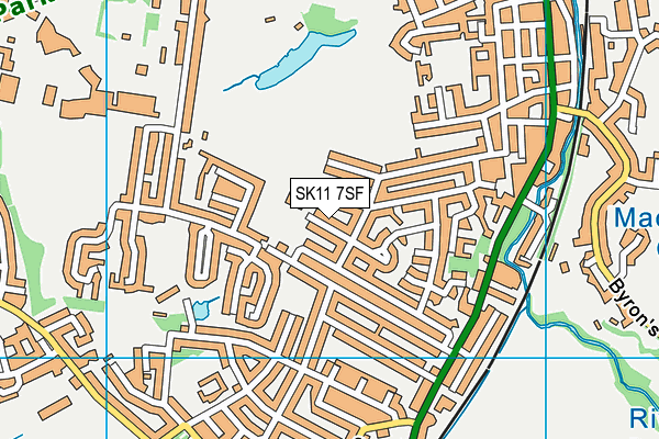 SK11 7SF map - OS VectorMap District (Ordnance Survey) SK11 7SF map - OS VectorMap District (Ordnance Survey)