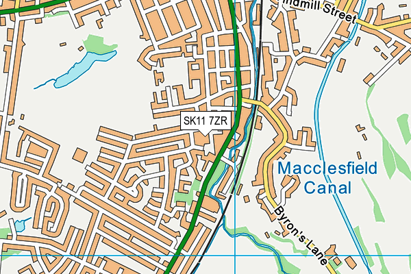 SK11 7ZR map - OS VectorMap District (Ordnance Survey) SK11 7ZR map - OS VectorMap District (Ordnance Survey)