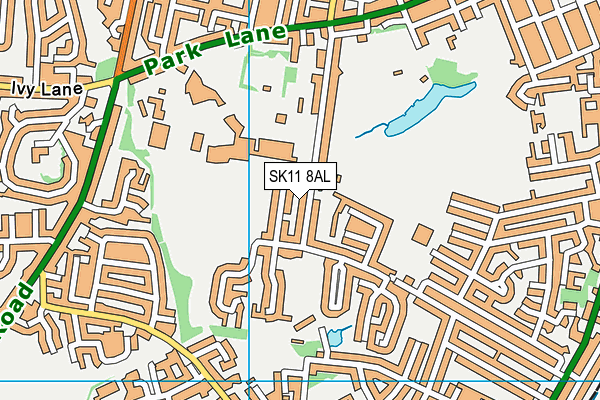 SK11 8AL map - OS VectorMap District (Ordnance Survey) SK11 8AL map - OS VectorMap District (Ordnance Survey)