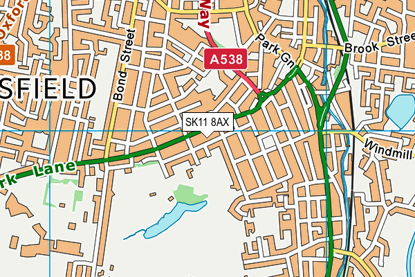 SK11 8AX map - OS VectorMap District (Ordnance Survey) SK11 8AX map - OS VectorMap District (Ordnance Survey)