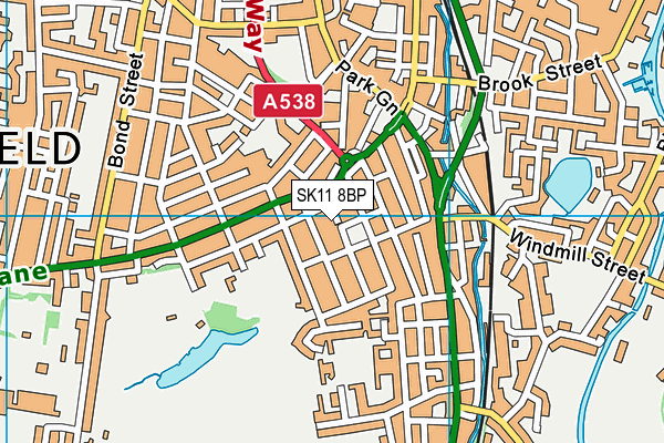 SK11 8BP map - OS VectorMap District (Ordnance Survey) SK11 8BP map - OS VectorMap District (Ordnance Survey)