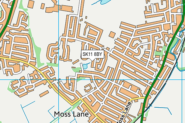 SK11 8BY map - OS VectorMap District (Ordnance Survey) SK11 8BY map - OS VectorMap District (Ordnance Survey)