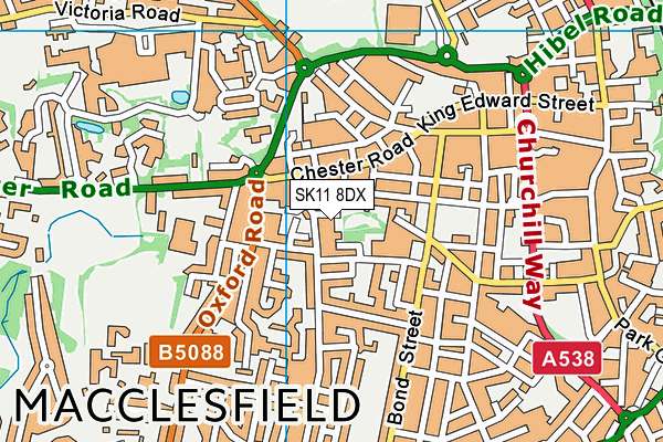SK11 8DX map - OS VectorMap District (Ordnance Survey) SK11 8DX map - OS VectorMap District (Ordnance Survey)
