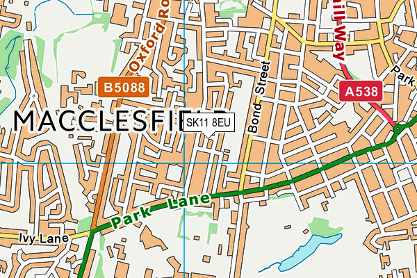 SK11 8EU map - OS VectorMap District (Ordnance Survey) SK11 8EU map - OS VectorMap District (Ordnance Survey)