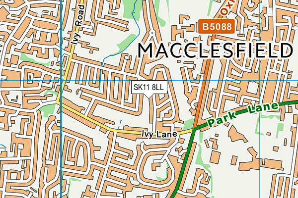 SK11 8LL map - OS VectorMap District (Ordnance Survey) SK11 8LL map - OS VectorMap District (Ordnance Survey)