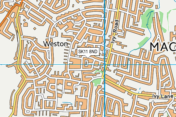 SK11 8ND map - OS VectorMap District (Ordnance Survey) SK11 8ND map - OS VectorMap District (Ordnance Survey)