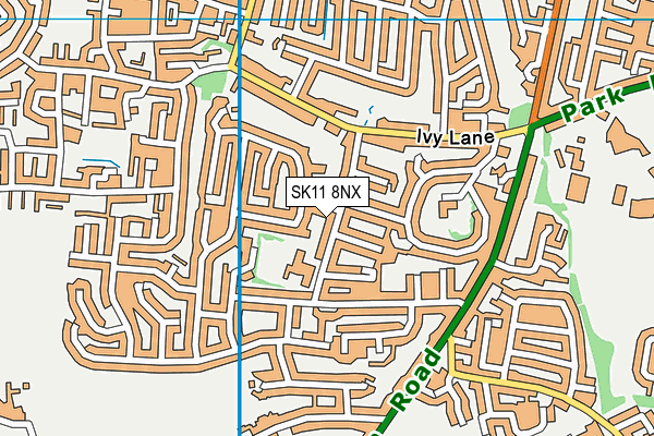 SK11 8NX map - OS VectorMap District (Ordnance Survey) SK11 8NX map - OS VectorMap District (Ordnance Survey)