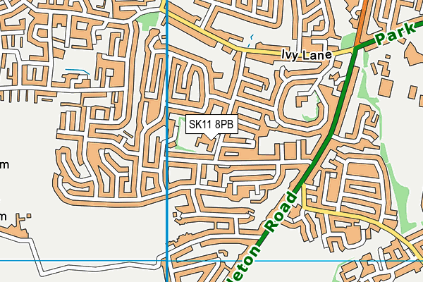 SK11 8PB map - OS VectorMap District (Ordnance Survey) SK11 8PB map - OS VectorMap District (Ordnance Survey)