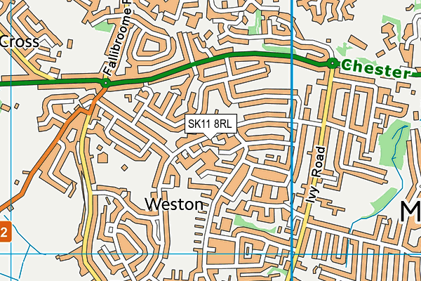 SK11 8RL map - OS VectorMap District (Ordnance Survey) SK11 8RL map - OS VectorMap District (Ordnance Survey)