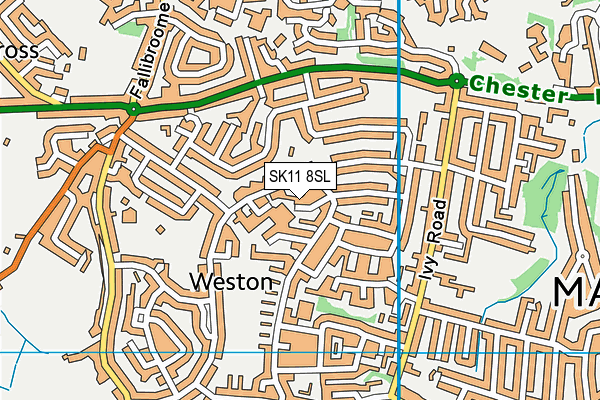 SK11 8SL map - OS VectorMap District (Ordnance Survey) SK11 8SL map - OS VectorMap District (Ordnance Survey)