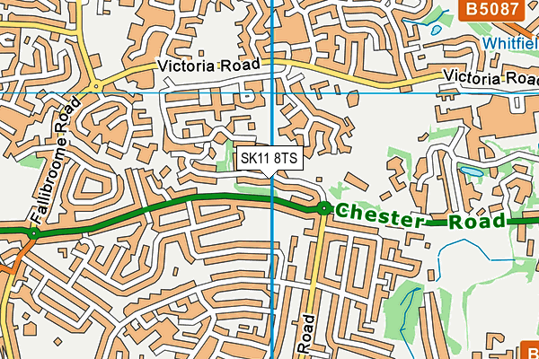 SK11 8TS map - OS VectorMap District (Ordnance Survey) SK11 8TS map - OS VectorMap District (Ordnance Survey)