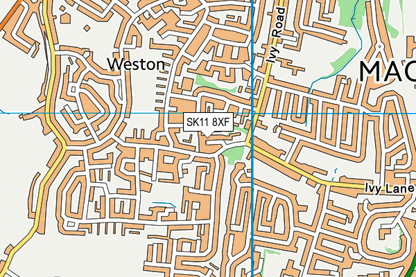 SK11 8XF map - OS VectorMap District (Ordnance Survey) SK11 8XF map - OS VectorMap District (Ordnance Survey)