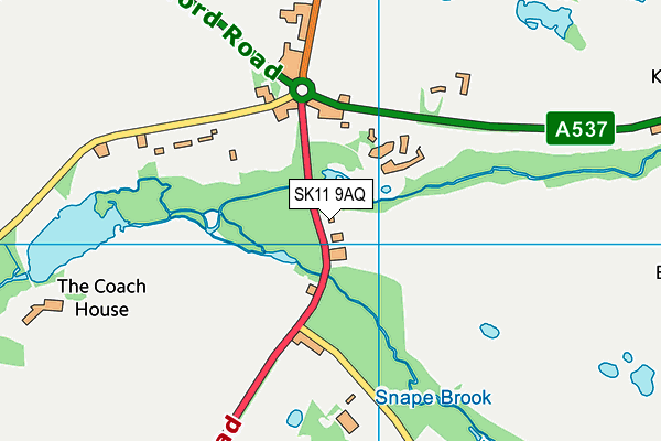 SK11 9AQ map - OS VectorMap District (Ordnance Survey) SK11 9AQ map - OS VectorMap District (Ordnance Survey)