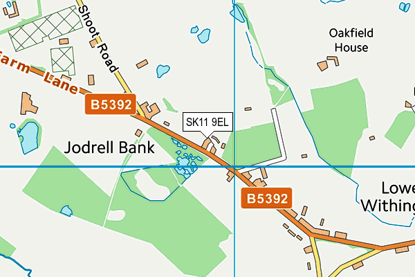 SK11 9EL map - OS VectorMap District (Ordnance Survey) SK11 9EL map - OS VectorMap District (Ordnance Survey)