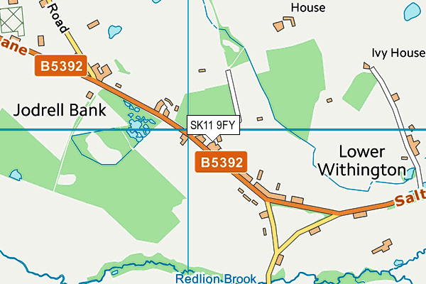 SK11 9FY map - OS VectorMap District (Ordnance Survey) SK11 9FY map - OS VectorMap District (Ordnance Survey)