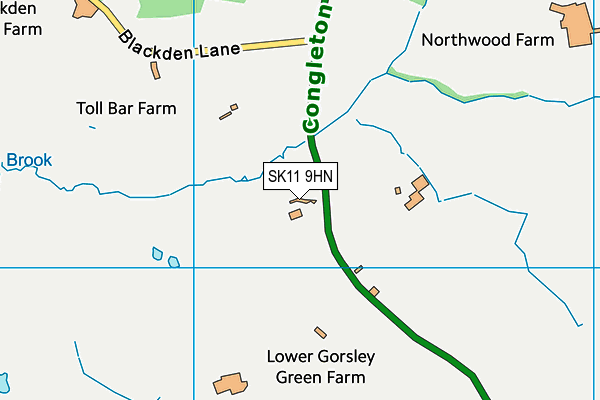 SK11 9HN map - OS VectorMap District (Ordnance Survey) SK11 9HN map - OS VectorMap District (Ordnance Survey)