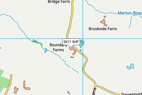 SK11 9HP map - OS VectorMap District (Ordnance Survey) SK11 9HP map - OS VectorMap District (Ordnance Survey)