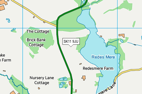 SK11 9JU map - OS VectorMap District (Ordnance Survey) SK11 9JU map - OS VectorMap District (Ordnance Survey)