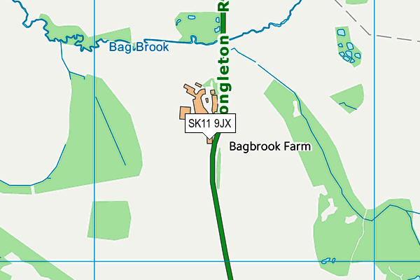 SK11 9JX map - OS VectorMap District (Ordnance Survey) SK11 9JX map - OS VectorMap District (Ordnance Survey)
