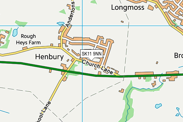 SK11 9NN map - OS VectorMap District (Ordnance Survey)