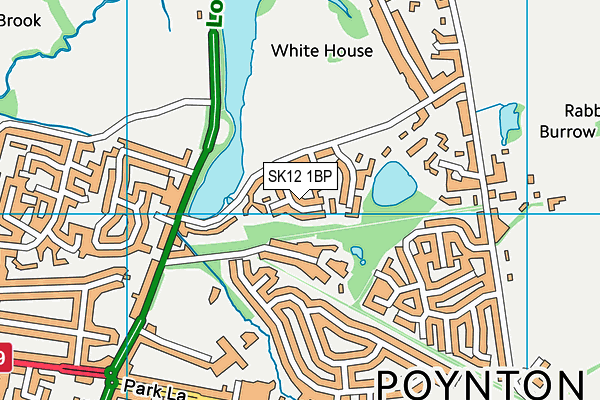 SK12 1BP map - OS VectorMap District (Ordnance Survey) SK12 1BP map - OS VectorMap District (Ordnance Survey)