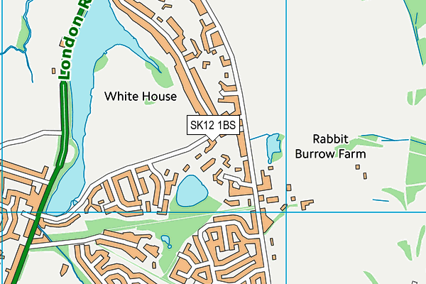 SK12 1BS map - OS VectorMap District (Ordnance Survey) SK12 1BS map - OS VectorMap District (Ordnance Survey)