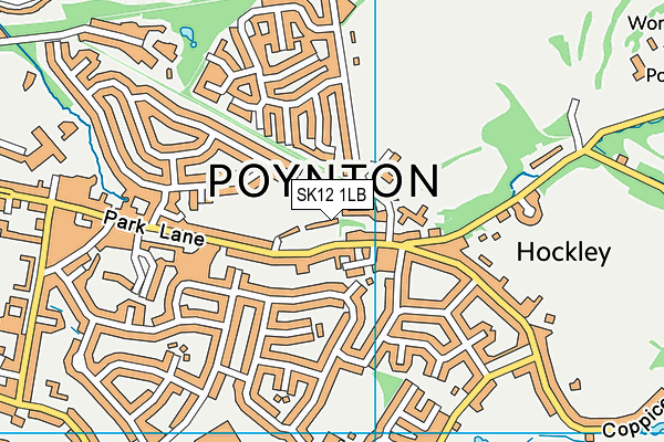 SK12 1LB map - OS VectorMap District (Ordnance Survey) SK12 1LB map - OS VectorMap District (Ordnance Survey)