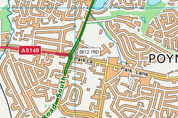 SK12 1RD map - OS VectorMap District (Ordnance Survey) SK12 1RD map - OS VectorMap District (Ordnance Survey)