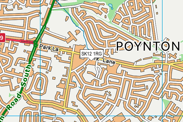 SK12 1RG map - OS VectorMap District (Ordnance Survey) SK12 1RG map - OS VectorMap District (Ordnance Survey)