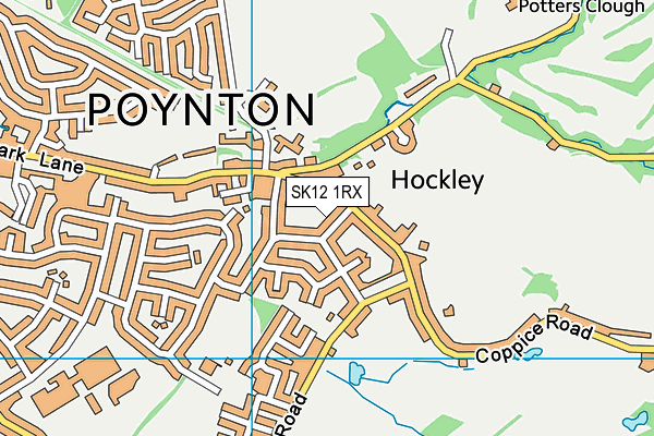 SK12 1RX map - OS VectorMap District (Ordnance Survey) SK12 1RX map - OS VectorMap District (Ordnance Survey)